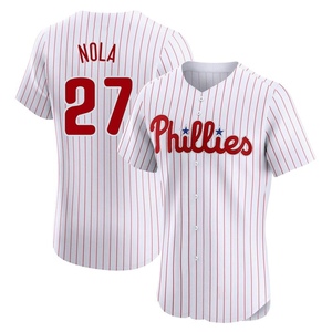 Men's Philadelphia Phillies Aaron Nola Elite White Home Jersey