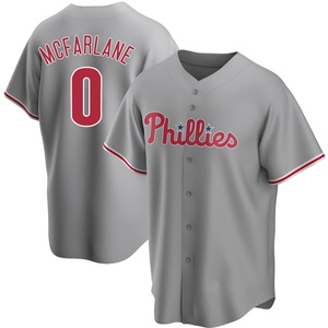 Men's Philadelphia Phillies Alex McFarlane Replica Gray Road Jersey