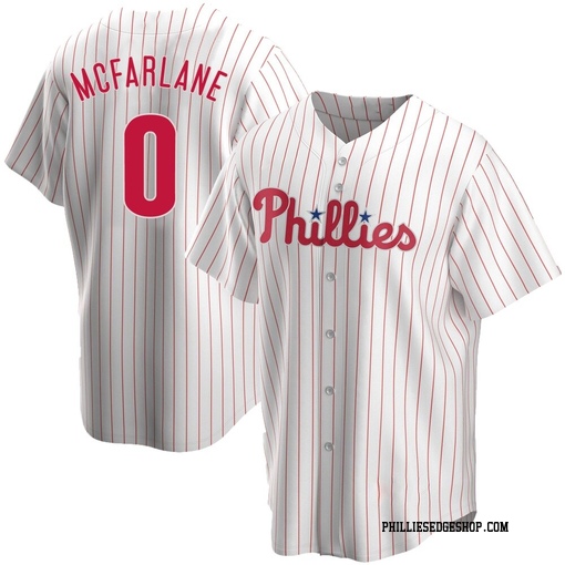 Men's Philadelphia Phillies Alex McFarlane Replica White Home Jersey