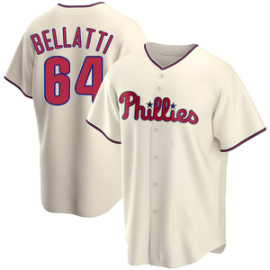 Men's Philadelphia Phillies Andrew Bellatti Replica Cream Alternate Jersey