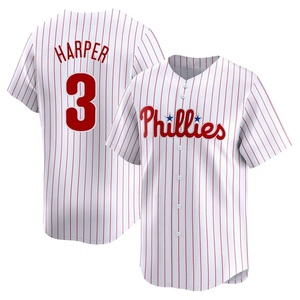 Men's Philadelphia Phillies Bryce Harper Limited White Home Jersey