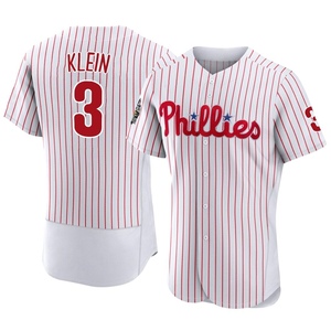 Men's Philadelphia Phillies Chuck Klein Authentic White 2022 World Series Home Jersey