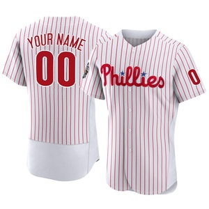 Men's Philadelphia Phillies Custom Authentic White 2022 World Series Home Jersey