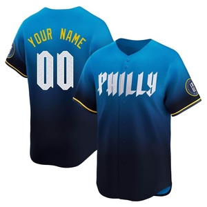 Men's Philadelphia Phillies Custom Limited Blue 2024 City Connect Jersey