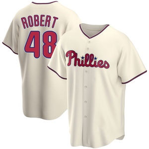 Men's Philadelphia Phillies Daniel Robert Replica Cream Alternate Jersey