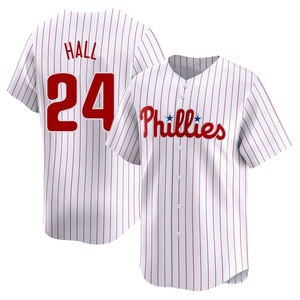 Men's Philadelphia Phillies Darick Hall Limited White Home Jersey