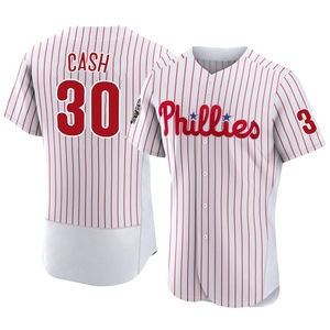 Men's Philadelphia Phillies Dave Cash Authentic White 2022 World Series Home Jersey