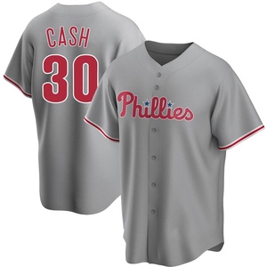 Men's Philadelphia Phillies Dave Cash Replica Gray Road Jersey