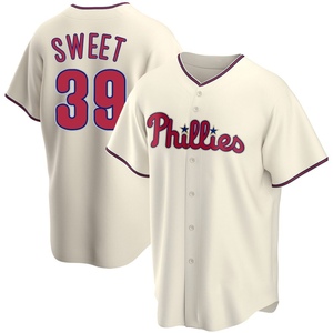Men's Philadelphia Phillies Devin Sweet Replica Cream Alternate Jersey
