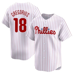 Men's Philadelphia Phillies Didi Gregorius Limited White Home Jersey