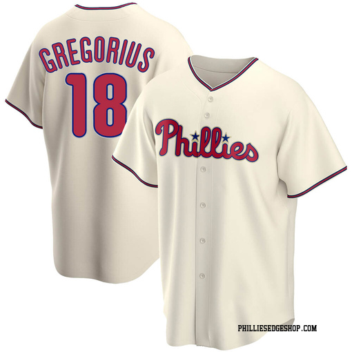 Men's Philadelphia Phillies Didi Gregorius Replica Cream Alternate Jersey