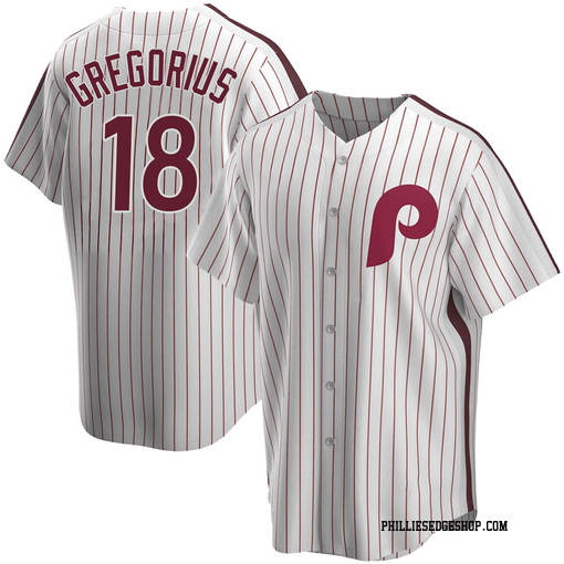 Men's Philadelphia Phillies Didi Gregorius Replica White Home Cooperstown Collection Jersey