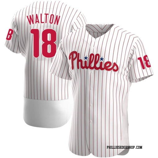 Men's Philadelphia Phillies Donovan Walton Authentic White Home Jersey