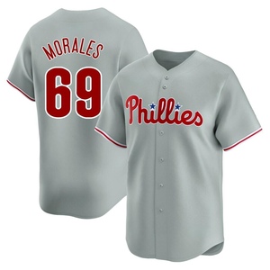 Men's Philadelphia Phillies Francisco Morales Limited Gray Away Jersey
