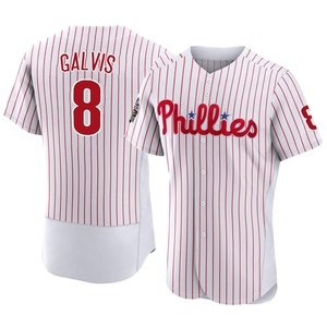 Men's Philadelphia Phillies Freddy Galvis Authentic White 2022 World Series Home Jersey