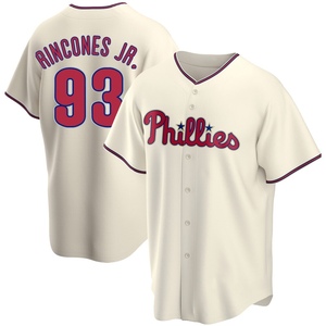 Men's Philadelphia Phillies Gabriel Rincones Jr. Replica Cream Alternate Jersey