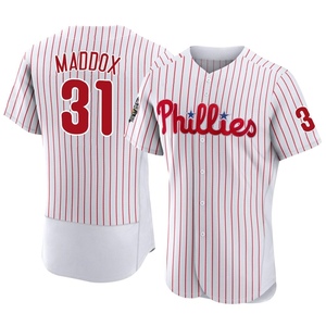 Men's Philadelphia Phillies Garry Maddox Authentic White 2022 World Series Home Jersey