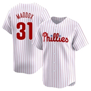 Men's Philadelphia Phillies Garry Maddox Limited White Home Jersey