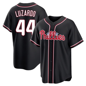 Men's Philadelphia Phillies Jesus Luzardo Replica Black Fashion Out Jersey