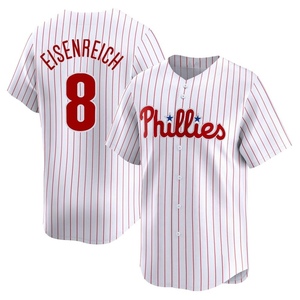 Men's Philadelphia Phillies Jim Eisenreich Limited White Home Jersey