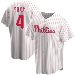 Men's Philadelphia Phillies Jimmy Foxx Replica White Home Jersey