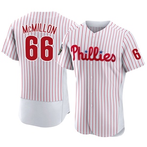 Men's Philadelphia Phillies John McMillon Authentic White 2022 World Series Home Jersey