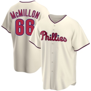 Men's Philadelphia Phillies John McMillon Replica Cream Alternate Jersey