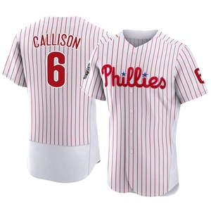Men's Philadelphia Phillies Johnny Callison Authentic White 2022 World Series Home Jersey