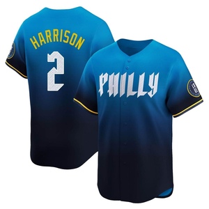 Men's Philadelphia Phillies Josh Harrison Limited Blue 2024 City Connect Jersey