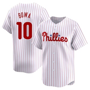 Men's Philadelphia Phillies Larry Bowa Limited White Home Jersey