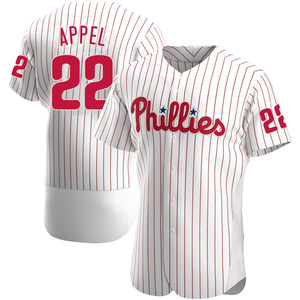 Men's Philadelphia Phillies Mark Appel Authentic White Home Jersey