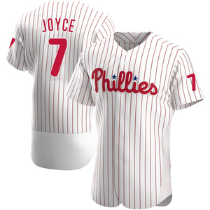 Men's Philadelphia Phillies Matt Joyce Authentic White Home Jersey