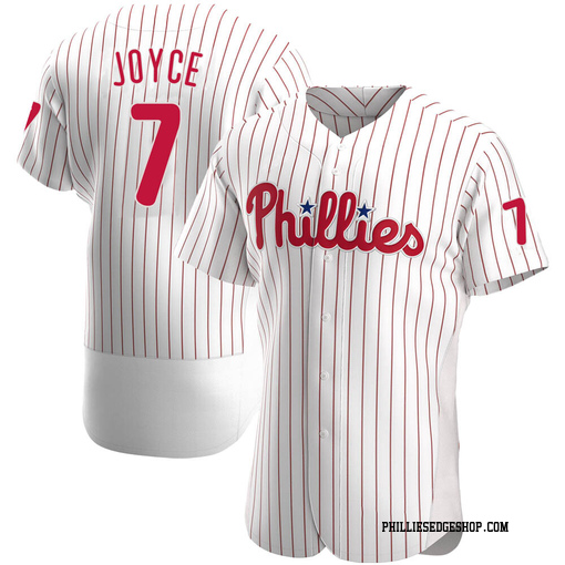 Men's Philadelphia Phillies Matt Joyce Authentic White Home Jersey