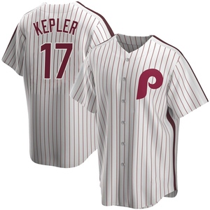 Men's Philadelphia Phillies Max Kepler Replica White Home Cooperstown Collection Jersey
