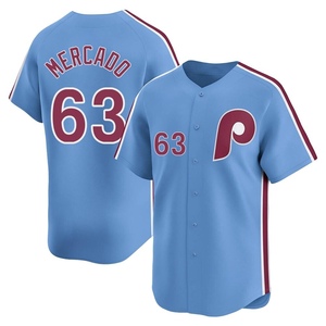 Men's Philadelphia Phillies Michael Mercado Limited Light Blue Alternate Jersey