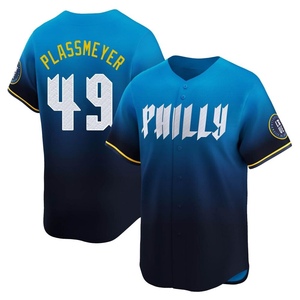 Men's Philadelphia Phillies Michael Plassmeyer Limited Blue 2024 City Connect Jersey