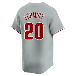 Men's Philadelphia Phillies Mike Schmidt Limited Gray Away Jersey
