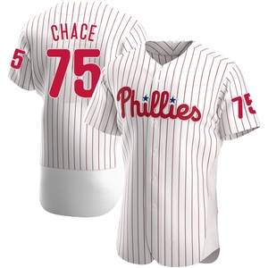 Men's Philadelphia Phillies Moises Chace Authentic White Home Jersey