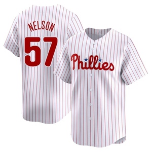 Men's Philadelphia Phillies Nick Nelson Limited White Home Jersey