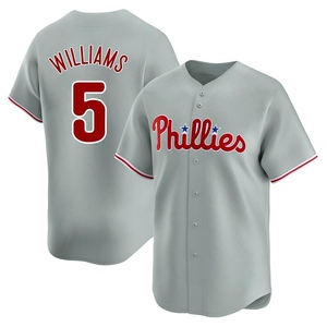 Men's Philadelphia Phillies Nick Williams Limited Gray Away Jersey