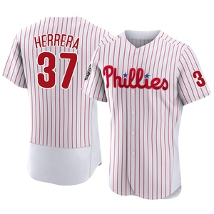 Men's Philadelphia Phillies Odubel Herrera Authentic White 2022 World Series Home Jersey