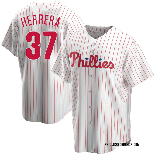 Men's Philadelphia Phillies Odubel Herrera Replica White Home Jersey