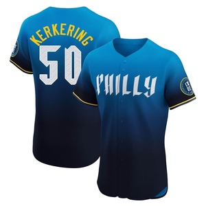 Men's Philadelphia Phillies Orion Kerkering Elite Blue 2024 City Connect Jersey