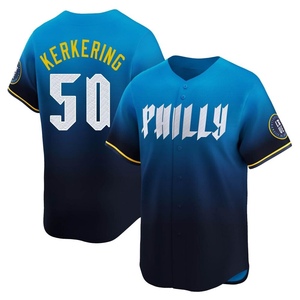Men's Philadelphia Phillies Orion Kerkering Limited Blue 2024 City Connect Jersey