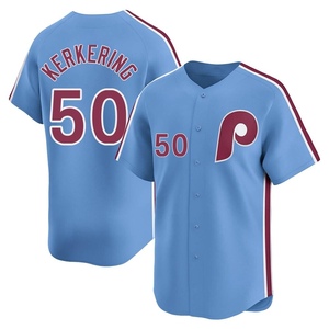 Men's Philadelphia Phillies Orion Kerkering Limited Light Blue Alternate Jersey