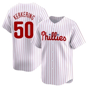 Men's Philadelphia Phillies Orion Kerkering Limited White Home Jersey