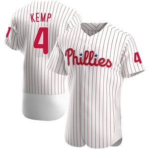 Men's Philadelphia Phillies Otto Kemp Authentic White Home Jersey