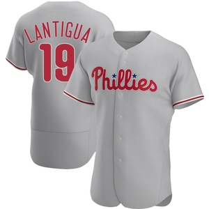 Men's Philadelphia Phillies Rafael Lantigua Authentic Gray Road Jersey