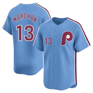 Men's Philadelphia Phillies Rafael Marchan Limited Light Blue Alternate Jersey