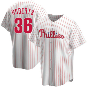 Men's Philadelphia Phillies Robin Roberts Replica White Home Jersey
